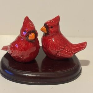 Red Cardinal Birds Salt and Pepper Shakers by St Nicholas Square